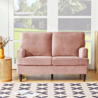 Charlton Home Upholstered Sofa With Solid Wood Legs