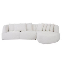 Hokku Designs Convertible Corner Sofa with armrest and sectional Sofa