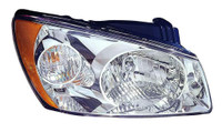 Head Lamp Driver Side Kia Spectra 2004-2006 Chrome Lx Model High Quality , KI2502116