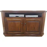Darby Home Co Katrina Solid Wood Corner TV Stand for TVs up to 65"