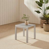 Ebern Designs Key Largo Anodized Grey Side Table