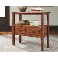 Signature Design by Ashley Signature Design By Ashley Abbonto Traditional Accent Table With Drawers And Display Shelf, B