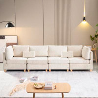 Latitude Run® Ponty 125.95" Upholstered Sofa