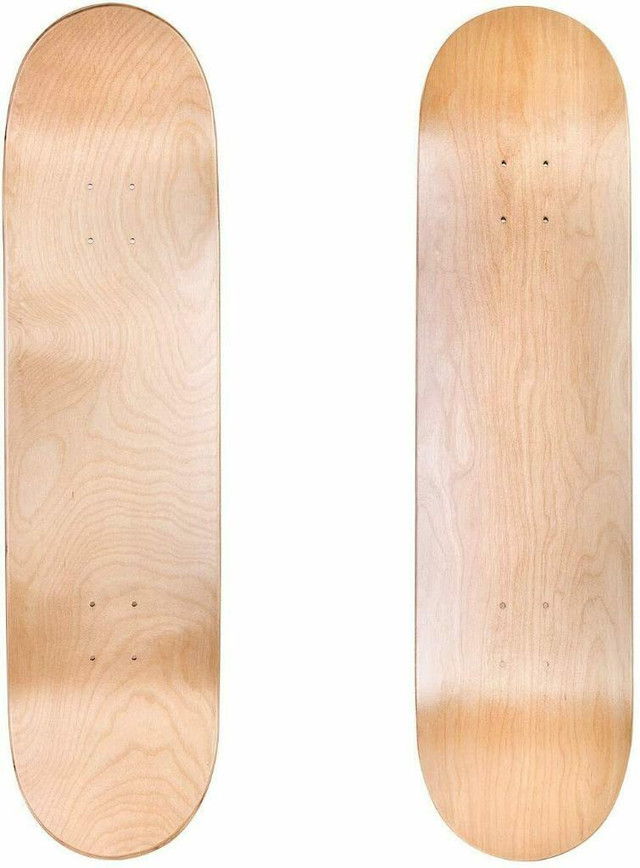 Easy People Skateboards Blank Decks Top Natural Bottom Stain Color dans Planches à roulettes - Image 2