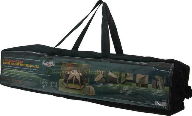 New - PORTABLE SCREEN HOUSE GAZEBO TENT WITH RAIN FLAPS - Enjoy your family picnic without those nasty insect bites !! in Fishing, Camping & Outdoors - Image 4