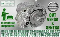 Nissan Automatic CVT Transmission Nissan Sentra Nissan Versa 2010 2011 2012 2013 2014 2015 2016 2017 Installation avail