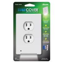 LUMICOVER 4PK LED WALL OUTLET PLATES LCR-CCDO-W 510221326 LED ILLUMINATED WALL LIGHT