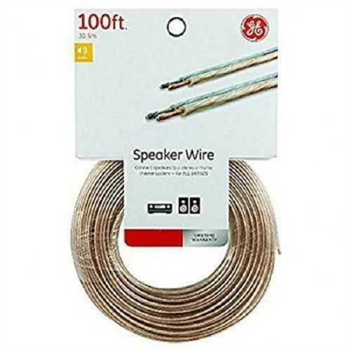 100 ft. (30.5M) GE 18AWG Speaker Wire - 2 Conductor - Clear in General Electronics in West Island - Image 2