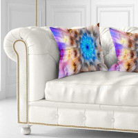 Made in Canada - East Urban Home Floral Fractal Petals Dandelion Pillow