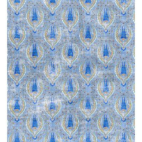 Nicolette Mayer Ottoman Fantasy Byzantine Jewel 24' L x 34" W Metallic Wallpaper Roll