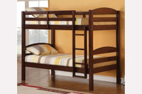 Lord Selkirk Furniture - T2508 Twin / Twin Bunk Bed in Espresso