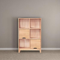 LORENZO Solid wood bookcase minimalist bookcase storage cabinet storage rack_2