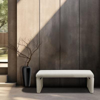 Ebern Designs Ellayah Fabric Upholstered Bench