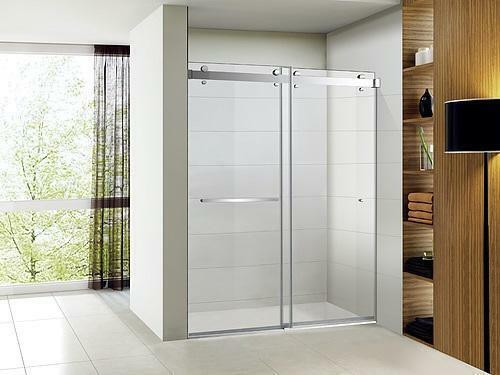 48 or 60 x 79 Clear Glass Inline Sliding Shower Glass Doors in Plumbing, Sinks, Toilets & Showers