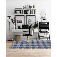 KAVKA DESIGNS Atlas Royal Office Mat By Marina Gutierrez Straight Rectangular Chair Mat