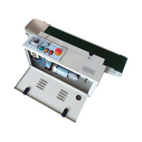 FR-770 Horizontal Automatic Band Sealer Machine for Plastic Poly Bag PVC Membrane Film 110V 070746