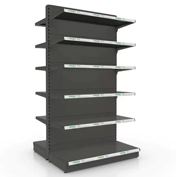 Single Side 4 Shelf Included Heavy Duty Gondola Shelf Wall Unit HBR-3066 in Industrial Kitchen Supplies - Image 2