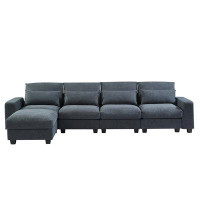 Latitude Run® L-Shape Sectional Sofa With Reversible Chaise