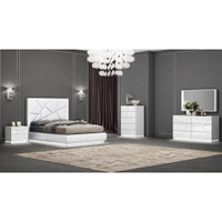 White Modern Hydraulic Bedroom Set on Sale !!