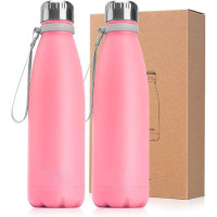 Orchids Aquae Stainless Steel Water Bottle, Double Wall Vacuum Insulated Water Bottle