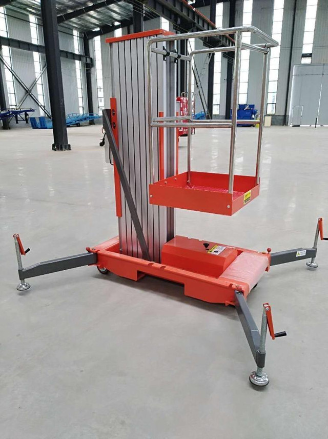 Brand New Electric  Aerial  Mobile  Man Lift Scissor Lift Aerial Lift Leader 4M/6M/8M/10M  ** manual pull drive ** in Other Business & Industrial