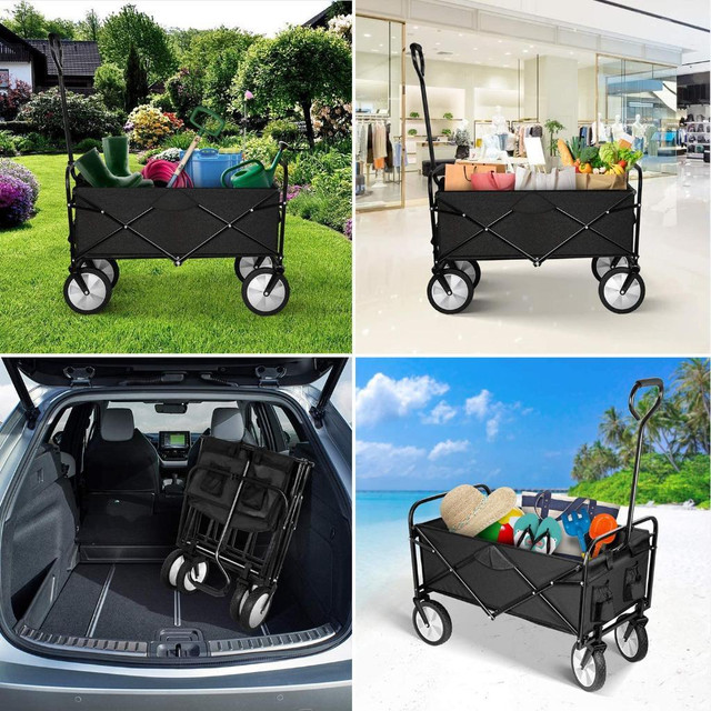 HUGE Discount! Collapsible Outdoor Folding Garden, Wagon Cart, Heavy Duty | FAST, FREE Delivery in Other - Image 3