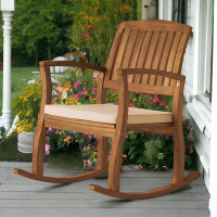 Red Barrel Studio 24.01"W Outdoor Rocking Chair With Cushion