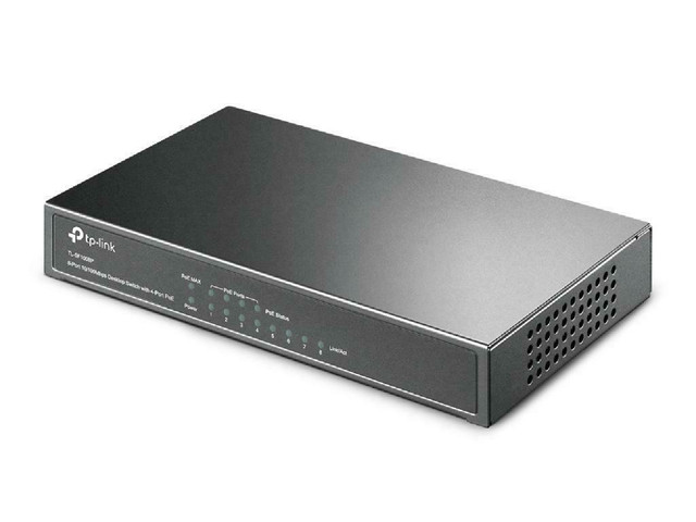 tp-link 8-Port 10/100Mbps Desktop Switch with 4-Port PoE - TL-SF1008P in Networking in West Island - Image 4