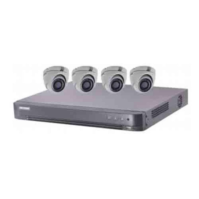 Monthly promotion! HIKVISION 5MP 4CH TURBOHD KITS(T7204U1TA4) in Security Systems
