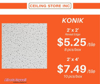 Big Savings on Konik Ceiling Tiles!