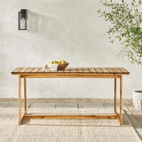 Wildon Home® Cevennes Wooden Dining Table