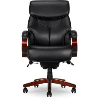 Hokku Designs La-Z-Boy Bradley Bonded Leather Executive Chair Black (46089-CC) 46089CC
