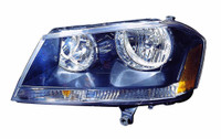 Head Lamp Driver Side Dodge Avenger 2009-2014 Rt Model (Black Bezel) Capa , Ch2502194C