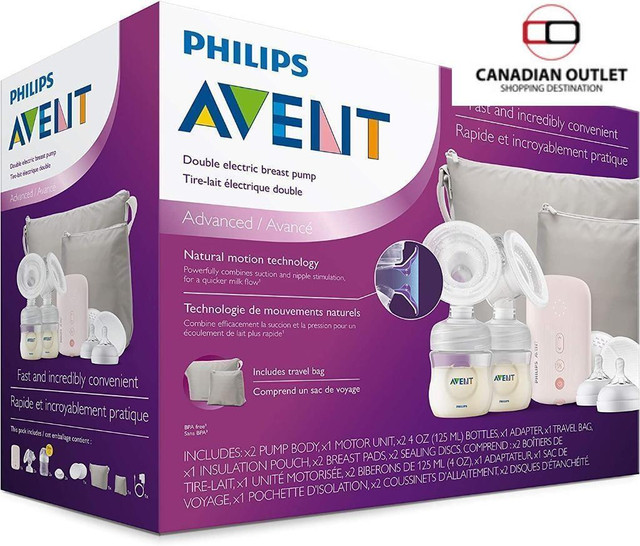 Philips Breast Pump - Philips Avent Double Electric Breast Pump,  Avent Single Electric and Comfort Manual Breast Pump in Health & Special Needs in City of Toronto