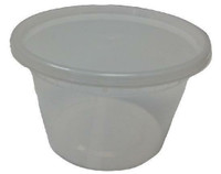 Clear 12 oz. Microwaveable Soup Container with Lid 50/CS