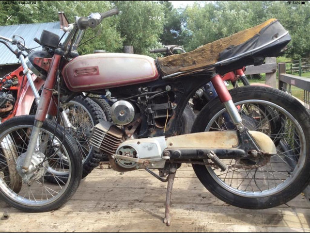 Parting Out 1978 Yamaha YB100 DX100 Fizzy 100 in Motorcycle Parts & Accessories in Alberta