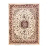 The Twillery Co. Hayner, One-Of-A-Kind Hand-Knotted Area Rug - Ivory, 8'' 0" X 10'' 5"
