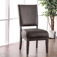 Gracie Oaks Roulf 2 PC Grey Side Chair
