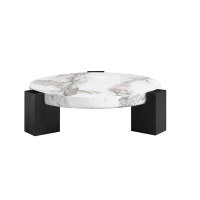 Orren Ellis Light luxury and simple Italian minimalist coffee table