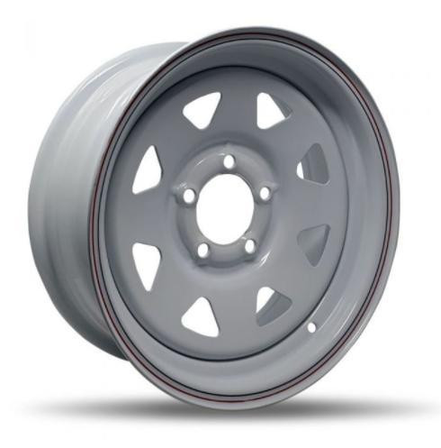 Boxed Trailer Wheel (White) (Cone Seat) 14x6 5 Hole On 4.5 in Tires & Rims in Ontario