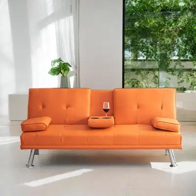 Designed to fit in the living room this compact sofa makes efficient use of limited space and adds w...
