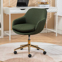 Jeltyprey Mesh Fabric Home Office 360°Swivel Chair Adjustable Height