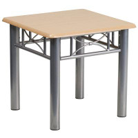 Winston Porter Casselman Laminate End Table with Steel Frame