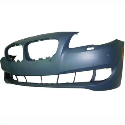 BMW 5 Series CAPA Certified Front Bumper With Sensor Holes/Headlight Washer Holes SedanWithout M-Package - BM1000241C