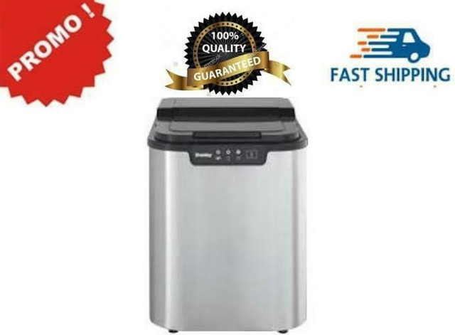 Promotion!   DANBY ICE MAKER, STAINLESS STEEL COLOUR, DIM2500SSDB, OPEN BOX,$149(was$199) in General Electronics