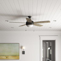 Mercury Row 52" Swearengin 5 - Blade LED Standard Ceiling Fan with Pull Chain and Light Kit Included