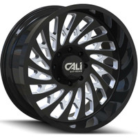 20x9 Cali Offroad Switchback 9108 Gloss Black and Milled  6x139.7/5.5