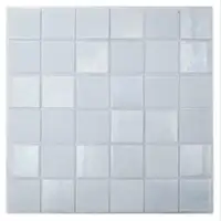 Realstone Systems Glass Tile Mosaic Malta Ice 2x2 - 1 Sq Ft coverage per box
