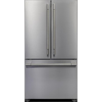 Fulgor Milano 36-inch, 19.86 cu.ft. Counter-Depth French 3-Door Refrigerator with Internal Water Dispenser F6FBM36S2SP -
