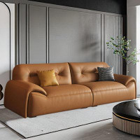 ABPEXI 110.24" Coffee 100% Polyester Modular Sofa cushion couch